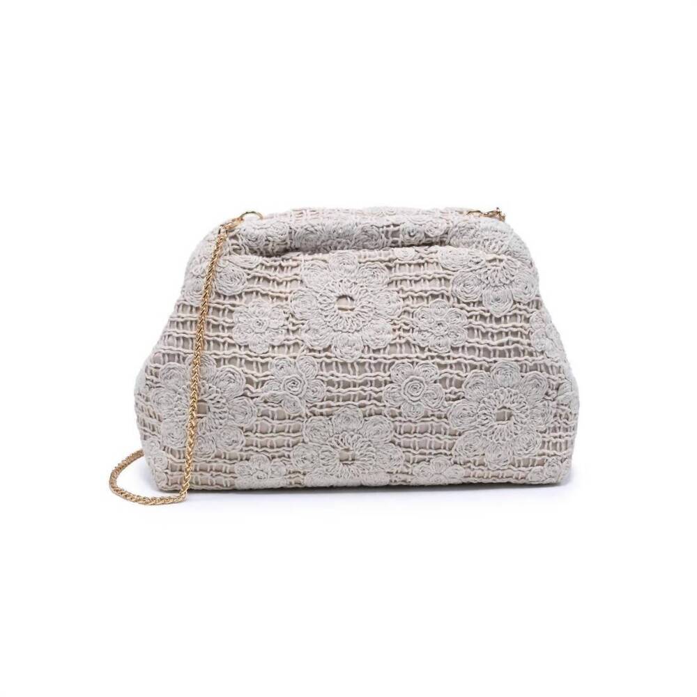 NEW URBAN EXPRESSIONS women's ophelia clutch in ivory